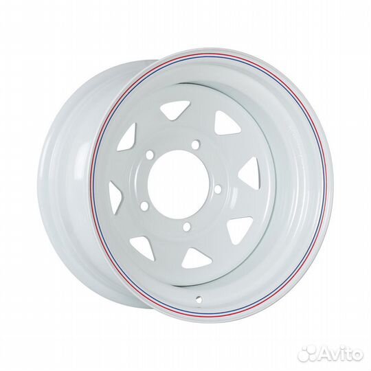 Литые диски 8x16 5x139.7 110 ET-25 OFF-road Wheels УАЗ Белый