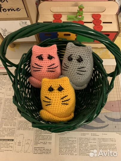 Мягкая игрушка котик