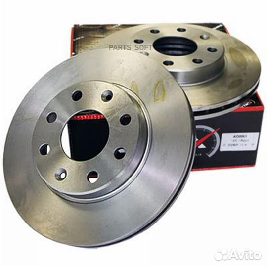 Kortex KD0173 Диск торм. пер.вент.257x22 6 отв