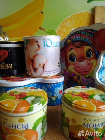 Железные банки разные