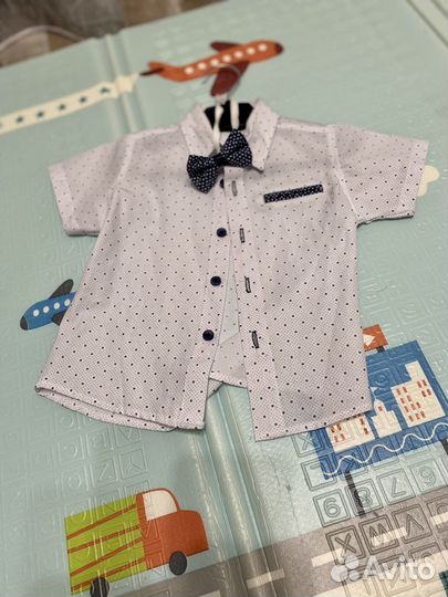 Шорты+рубашка+галстук на 1год состояние нового