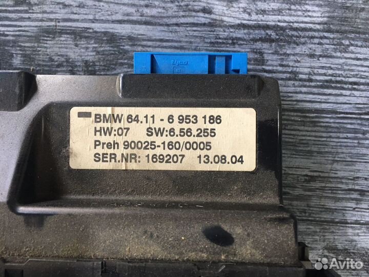 Панель управления системой кондиционера BMW 7 E65