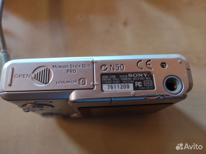 Компактный фотоаппарат sony cyber shot