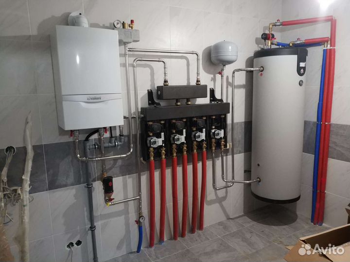 Отопление, водоснабжение дома под ключ