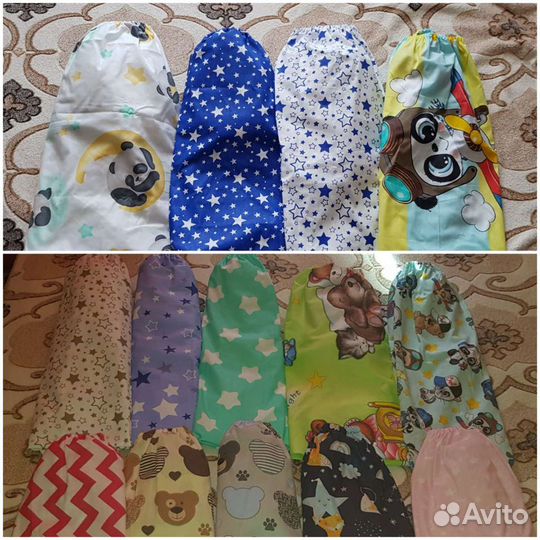 Новые Наволочки, Простыни на резинке в детскую