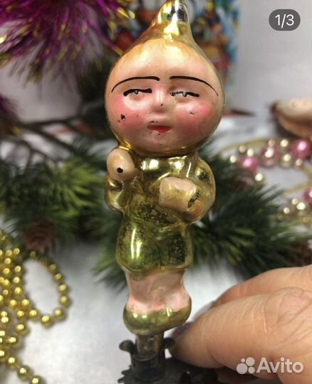 Елочные игрушки СССР