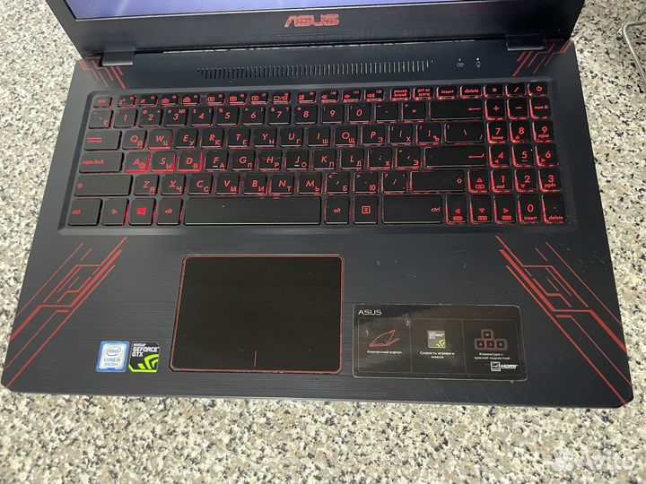 Ноутбук игровой asus FX570UD