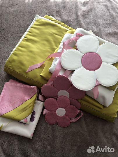 Комплект шторы и покрывало