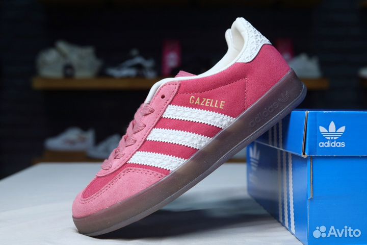 Adidas Gazelle Indoor pink cloud white