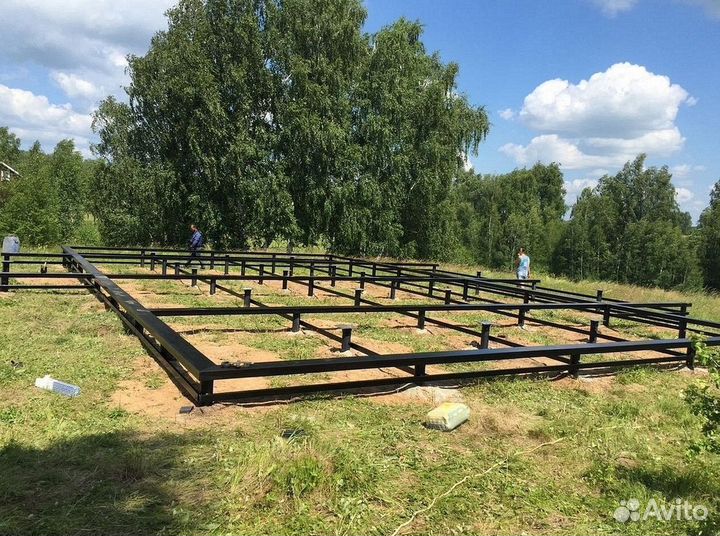 Винтовые сваи для фундамента