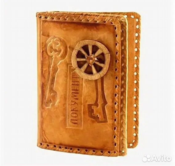 Обложка для паспорта натуральная кожа