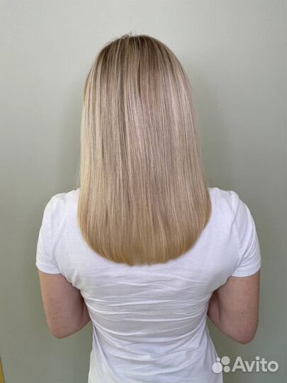 Наращивание волос модель