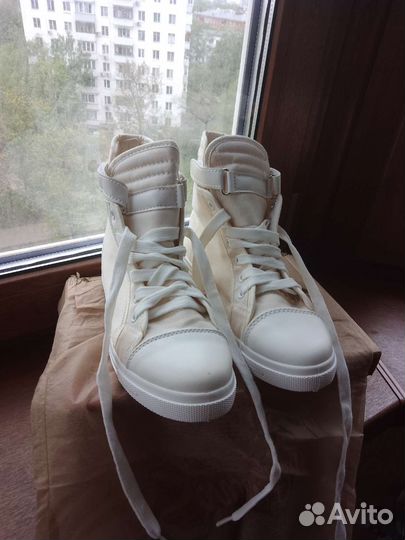 Белые кеды женские 37