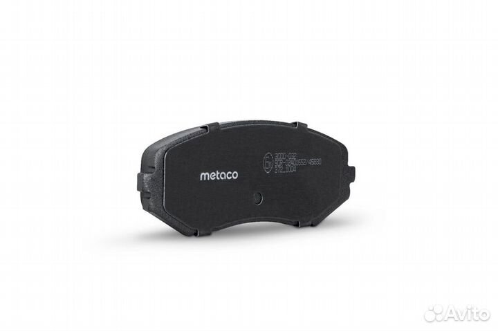 Metaco 3000-032 Колодки тормозные передние к-кт GR