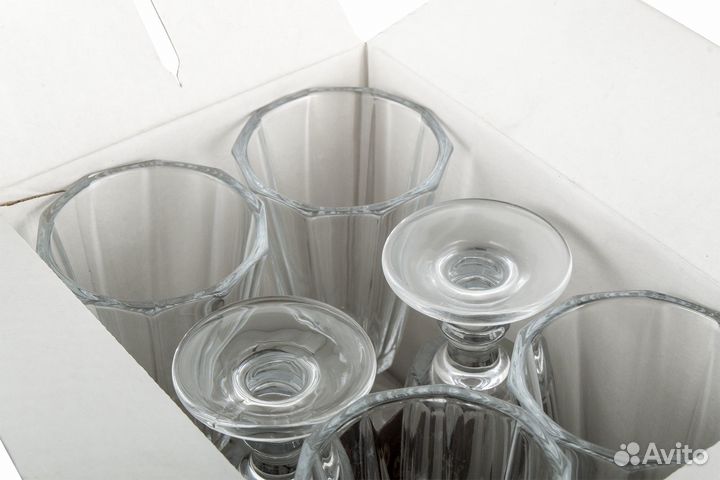 Подарочный набор из 6 рюмок-лафитников по 55 мл