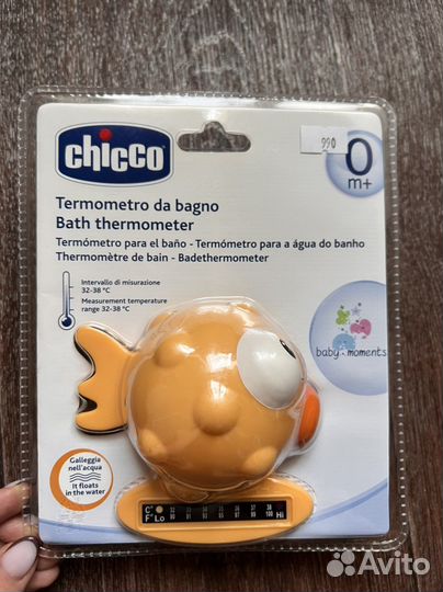 Термометр для ванной chicco