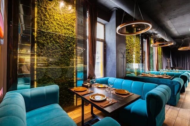 Кальянная, лаундж бар стиль мята