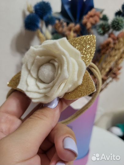 Повязка на голову для девочки