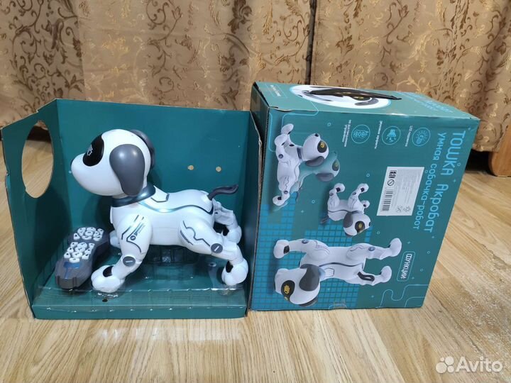 Игрушка робот собака Тошка акробат
