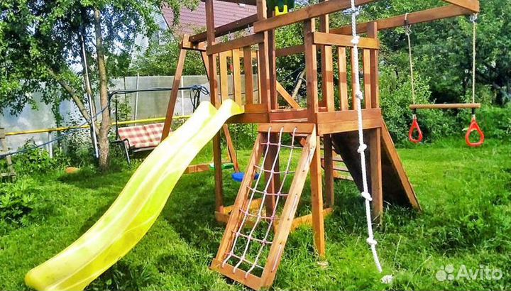 Детская площадка без окраса оплата по факту