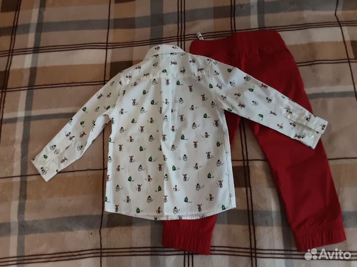 Рубашка и брюки на мальчика 98