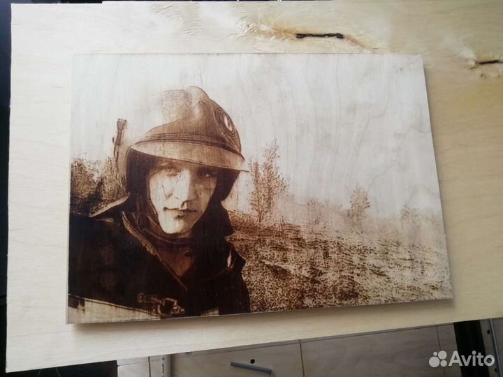 Выжженая картина в подарок