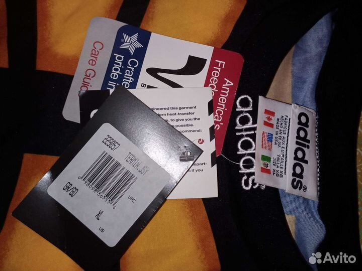 Вратарская майка Adidas винтажная новая