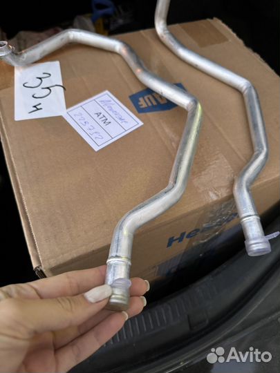 Патрубки радиатора отопителя на Camry 40