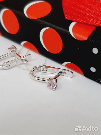 Сереребряные серьги проба 925 Арт.007381930124