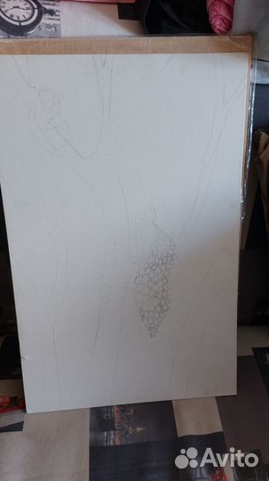 Холсты грунтованные на картоне и оргалите