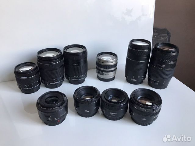 Объективы Canon в ассортименте / обмен