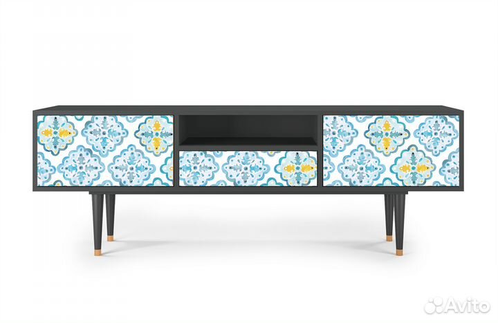 Тв-тумба T6 - Антрацит - Portugese tiles