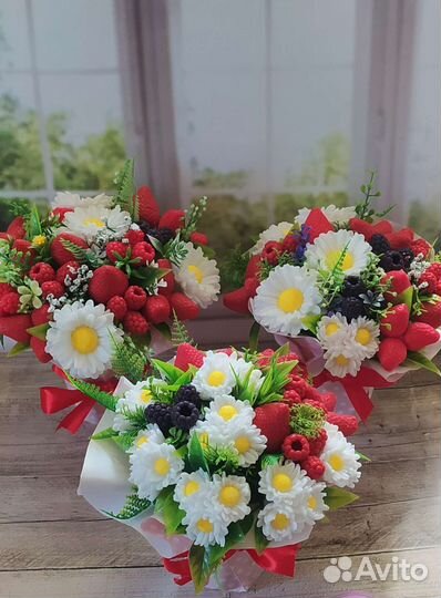 Букеты из мыла, ручной работы