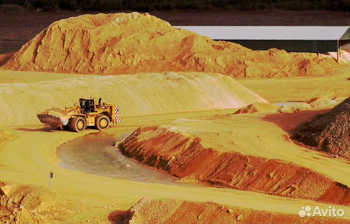 Песок карьерный с доставкой