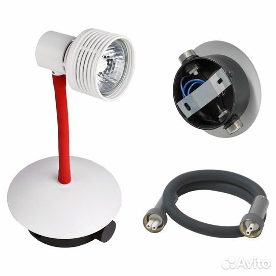 Спот Lussole Loft лофт 2 лампы