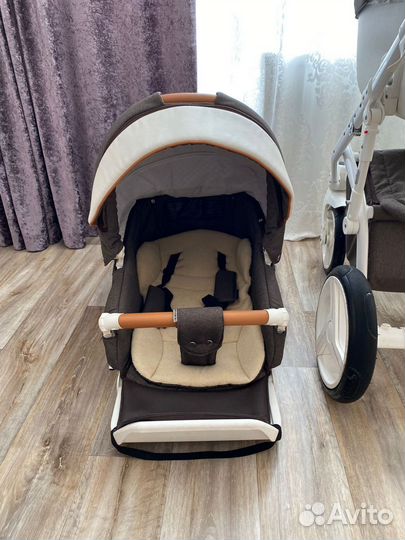 Коляска adamex 3 в 1 бу