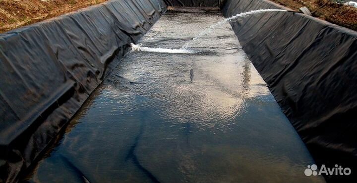 Геомембрана гладкая для искусственных водоемов