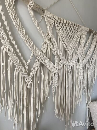 Большое панно макраме