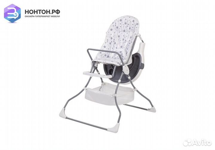 Стульчик для кормления Polini kids 252 Звезды белы
