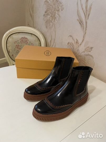 Tods ботинки челси 37р оригинал новые