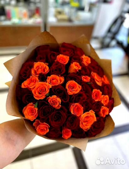 Букет роз 21 роза с доставкой
