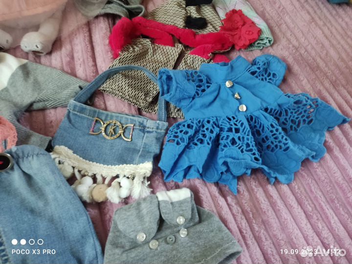 Кошечка Лили большая33см+пакет одежды