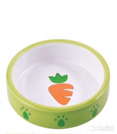 Миска керамическая для грызунов, 70 мл