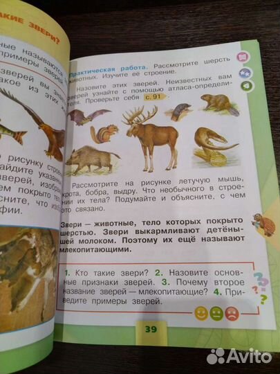 Окружающий мир 1 класс учебник в двух частях