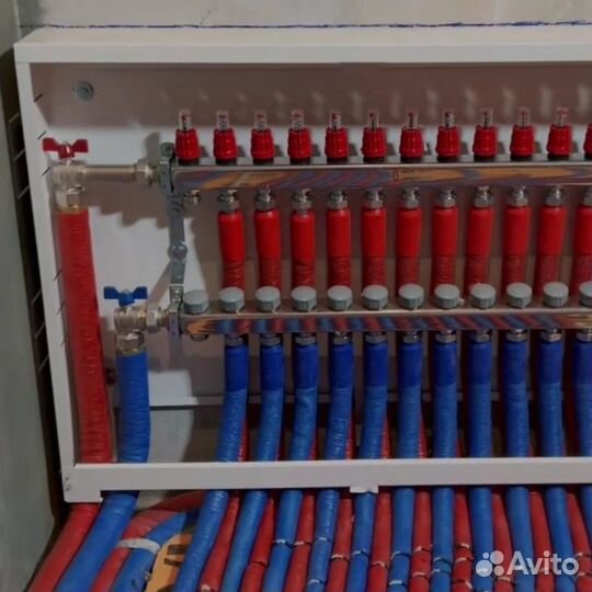 Водяной теплый пол профессиональный монтаж