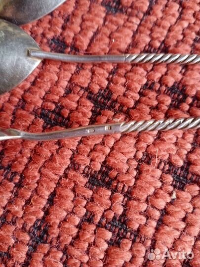 Чайные ложечки серебро