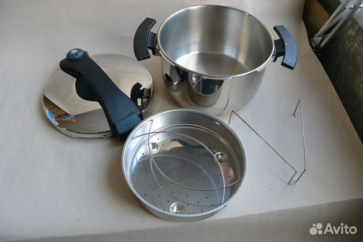 Скороварка Fissler 26см 8л новая не-индукц Герм
