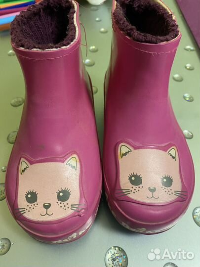 Резиновые сапоги reima 24 для девочки