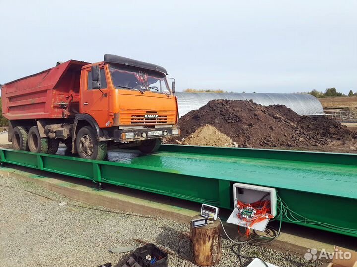 Автомобильные весы 80 тонн 18 метров