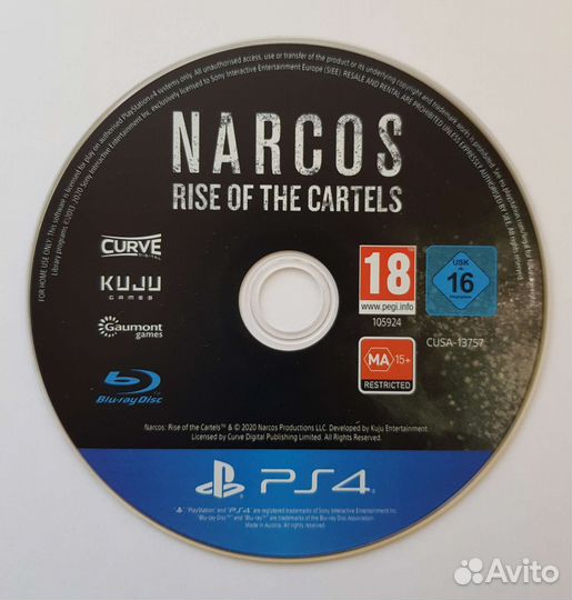 PS4. Narcos. Субтит. на Рус. яз
